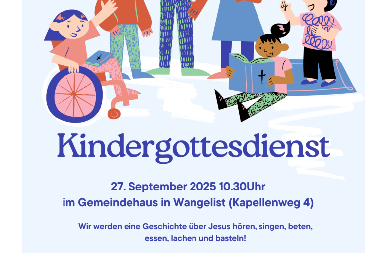 Einladung zum Kindergottesdienst