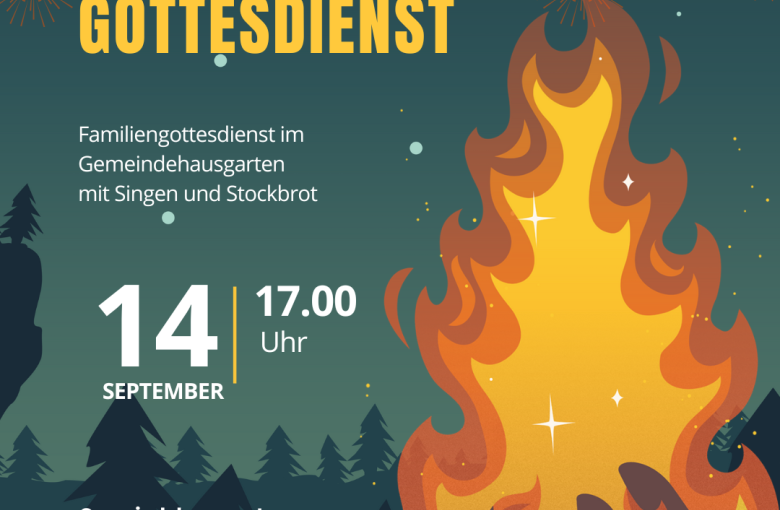 Einladung zum Lagerfeuergottesdienst